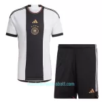 Günstige Deutschland Kindertrikot Heim WM 2022 Kurzarm