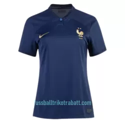 Günstige Frankreich Damentrikot Heim WM 2022 Kurzarm Günstige Frankreich Damentrikot Heim WM 2022 Kurzarm