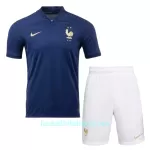 Günstige Frankreich Kindertrikot Heim WM 2022 Kurzarm