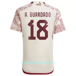 Günstige Mexiko A.GUARDADO 18 Herrentrikot Auswärts WM 2022 Kurzarm