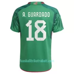 Günstige Mexiko A.GUARDADO 18 Herrentrikot Heim WM 2022 Kurzarm Günstige Mexiko A.GUARDADO 18 Herrentrikot Heim WM 2022 Kurzarm