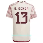 Günstige Mexiko G.OCHOA 13 Herrentrikot Auswärts WM 2022 Kurzarm