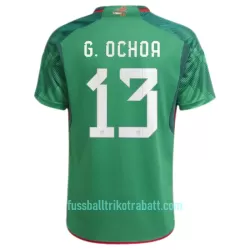 Günstige Mexiko G.OCHOA 13 Herrentrikot Heim WM 2022 Kurzarm Günstige Mexiko G.OCHOA 13 Herrentrikot Heim WM 2022 Kurzarm