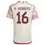 Günstige Mexiko H.HERRERA 16 Herrentrikot Auswärts WM 2022 Kurzarm