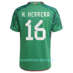 Günstige Mexiko H.HERRERA 16 Herrentrikot Heim WM 2022 Kurzarm Günstige Mexiko H.HERRERA 16 Herrentrikot Heim WM 2022 Kurzarm