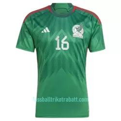 Günstige Mexiko H.HERRERA 16 Herrentrikot Heim WM 2022 Kurzarm