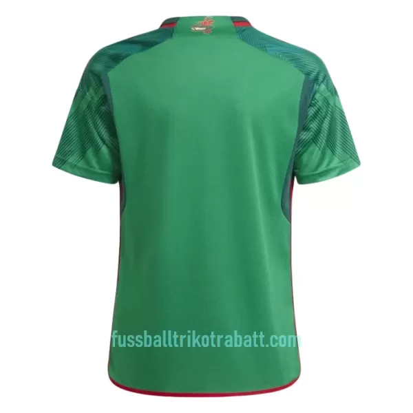 Günstige Mexiko Herrentrikot Heim WM 2022 Kurzarm
