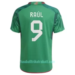 Günstige Mexiko Raul 9 Herrentrikot Heim WM 2022 Kurzarm Günstige Mexiko Raul 9 Herrentrikot Heim WM 2022 Kurzarm