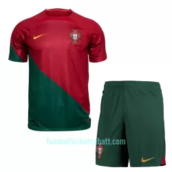 Günstige Portugal Kindertrikot Heim WM 2022 Kurzarm Günstige Portugal Kindertrikot Heim WM 2022 Kurzarm