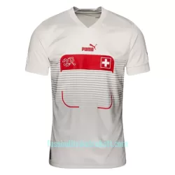 Günstige Schweiz Herrentrikot Auswärts WM 2022 Kurzarm Günstige Schweiz Herrentrikot Auswärts WM 2022 Kurzarm