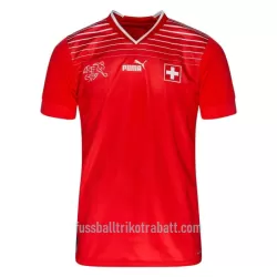Günstige Schweiz Herrentrikot Heim WM 2022 Kurzarm Günstige Schweiz Herrentrikot Heim WM 2022 Kurzarm