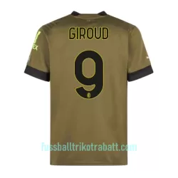 Günstige AC Mailand Giroud 9 Herrentrikot Ausweich 2022/23 Kurzarm Günstige AC Mailand Giroud 9 Herrentrikot Ausweich 2022/23 Kurzarm