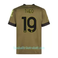 Günstige AC Mailand Theo 19 Herrentrikot Ausweich 2022/23 Kurzarm Günstige AC Mailand Theo 19 Herrentrikot Ausweich 2022/23 Kurzarm