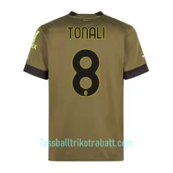 Günstige AC Mailand Tonali 8 Herrentrikot Ausweich 2022/23 Kurzarm Günstige AC Mailand Tonali 8 Herrentrikot Ausweich 2022/23 Kurzarm