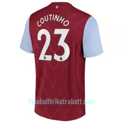 Günstige Aston Villa Coutinho 23 Herrentrikot Heim 2022/23 Kurzarm Günstige Aston Villa Coutinho 23 Herrentrikot Heim 2022/23 Kurzarm