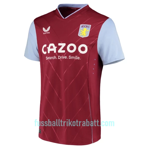 Günstige Aston Villa Coutinho 23 Herrentrikot Heim 2022/23 Kurzarm