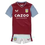 Günstige Aston Villa Kindertrikot Heim 2022/23 Kurzarm