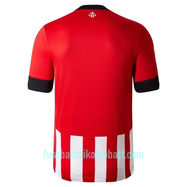 Günstige Athletic Bilbao Herrentrikot Heim 2022/23 Kurzarm