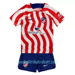 Günstige Atlético Madrid Kindertrikot Heim 2022/23 Kurzarm Günstige Atlético Madrid Kindertrikot Heim 2022/23 Kurzarm