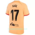 Günstige Atlético Madrid Saul 17 Herrentrikot Ausweich 2022/23 Kurzarm