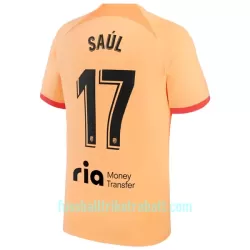 Günstige Atlético Madrid Saul 17 Herrentrikot Ausweich 2022/23 Kurzarm Günstige Atlético Madrid Saul 17 Herrentrikot Ausweich 2022/23 Kurzarm