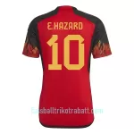 Günstige Belgien Hazard 10 Herrentrikot Heim WM 2022 Kurzarm