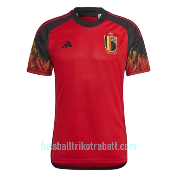 Günstige Belgien Lukaku 9 Herrentrikot Heim WM 2022 Kurzarm