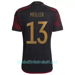 Günstige Deutschland Muller 13 Herrentrikot Auswärts WM 2022 Kurzarm Günstige Deutschland Muller 13 Herrentrikot Auswärts WM 2022 Kurzarm
