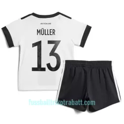 Günstige Deutschland Muller 13 Kindertrikot Heim WM 2022 Kurzarm Günstige Deutschland Muller 13 Kindertrikot Heim WM 2022 Kurzarm