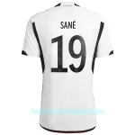 Günstige Deutschland Sane 19 Herrentrikot Heim WM 2022 Kurzarm