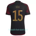 Günstige Deutschland Sule 15 Herrentrikot Auswärts WM 2022 Kurzarm