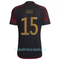 Günstige Deutschland Sule 15 Herrentrikot Auswärts WM 2022 Kurzarm Günstige Deutschland Sule 15 Herrentrikot Auswärts WM 2022 Kurzarm