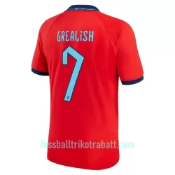 Günstige England Grealish 7 Herrentrikot Auswärts WM 2022 Kurzarm Günstige England Grealish 7 Herrentrikot Auswärts WM 2022 Kurzarm