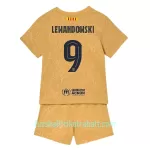 Günstige FC Barcelona Lewandowski 9 Kindertrikot Auswärts 2022/23 Kurzarm