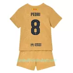 Günstige FC Barcelona Pedri 8 Kindertrikot Auswärts 2022/23 Kurzarm