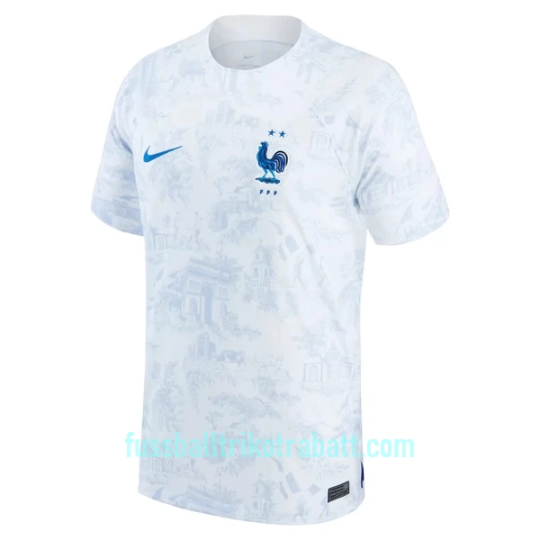 Günstige Frankreich Benzema 19 Herrentrikot Auswärts WM 2022 Kurzarm