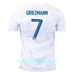 Günstige Frankreich Griezmann 7 Herrentrikot Auswärts WM 2022 Kurzarm