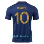 Günstige Frankreich Mbappé 10 Herrentrikot Heim WM 2022 Kurzarm