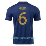 Günstige Frankreich Pogba 6 Herrentrikot Heim WM 2022 Kurzarm