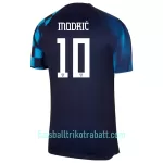 Günstige Kroatien Modrić 10 Herrentrikot Auswärts WM 2022 Kurzarm