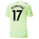 Günstige Manchester City De Bruyne 17 Herrentrikot Ausweich 2022/23 Kurzarm