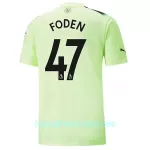Günstige Manchester City Foden 47 Herrentrikot Ausweich 2022/23 Kurzarm