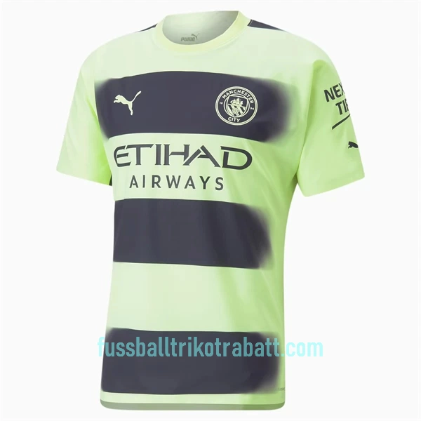 Günstige Manchester City Haaland 9 Herrentrikot Ausweich 2022/23 Kurzarm
