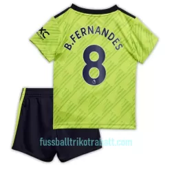 Günstige Manchester United Bruno Fernandes 8 Kindertrikot Ausweich 2022/23 Kurzarm Günstige Manchester United Bruno Fernandes 8 Kindertrikot Ausweich 2022/23 Kurzarm