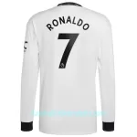 Günstige Manchester United Ronaldo 7 Herrentrikot Auswärts 2022/23 Langarm