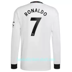 Günstige Manchester United Ronaldo 7 Herrentrikot Auswärts 2022/23 Langarm Günstige Manchester United Ronaldo 7 Herrentrikot Auswärts 2022/23 Langarm