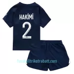 Günstige Paris Saint-Germain Hakimi 2 Kindertrikot Heim 2022/23 Kurzarm