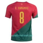 Günstige Portugal Bruno Fernandes 8 Herrentrikot Heim WM 2022 Kurzarm