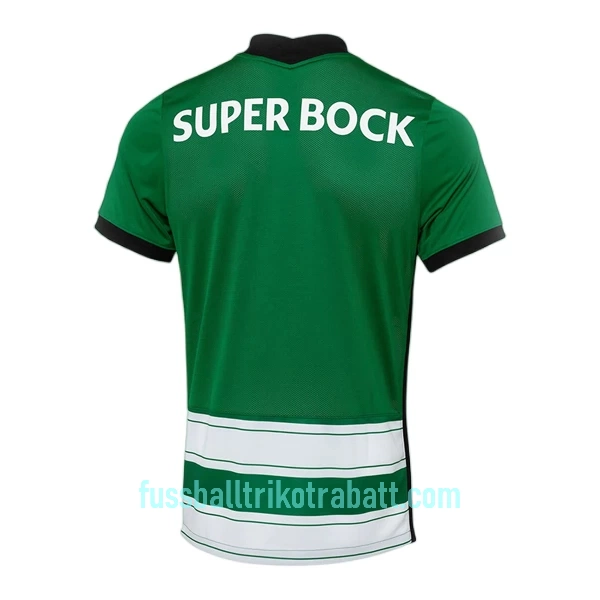 Günstige Sporting Lissabon Lisbon Herrentrikot Heim 2022/23 Kurzarm