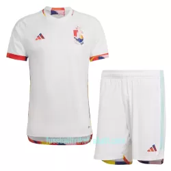 Günstige Belgien Kindertrikot Auswärts WM 2022 Kurzarm Günstige Belgien Kindertrikot Auswärts WM 2022 Kurzarm